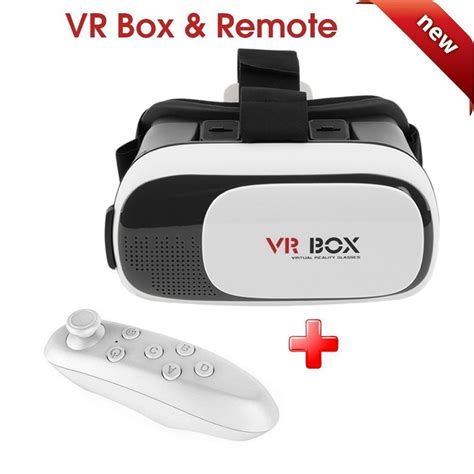 A Virtual Reality Remote Bluetooth 3D Glasses VR Box Smartphone Ukuran Besar Kecil